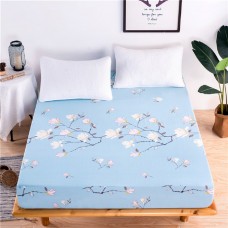 Cute Cartoon Elastic Waterproof Fitted Bed Sheet -Sea World